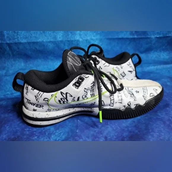 Nike Air Sesh All Over Print Pure Platinum Mens Size 7 Women's 8.5 Dance Shoes